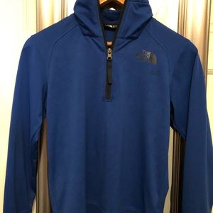 Boys blue half zip pullover